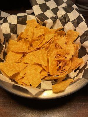 Chips were all broken