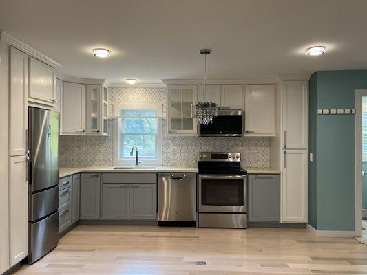 Kitchen with custom cabinets by Scott Parker.