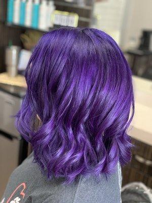 Purple hair