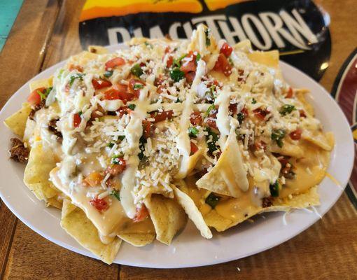 Beef nachos