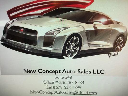 New Concept Auto Sales LLC Office Sign