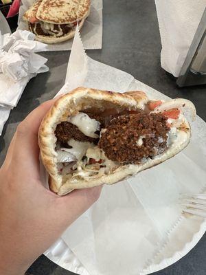 Falafel sandwich