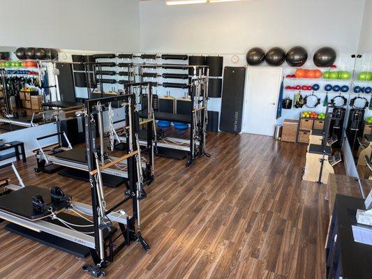 Lots of open spaces, fresh air and new equipment.