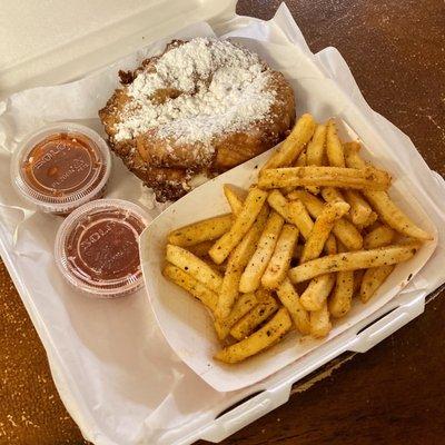 Monte Cristo with Garlic Butter Fries