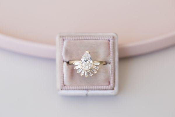 A custom made diamond cluster ring. Visit our website to see more of our custom work and to read through our custom guide.