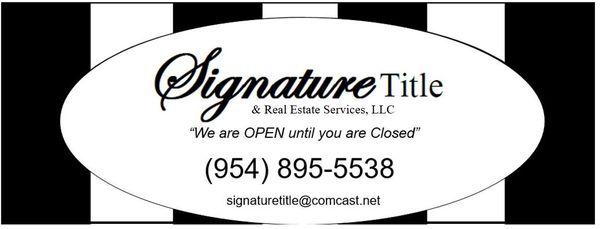 Signature Title & Real Estate Services
