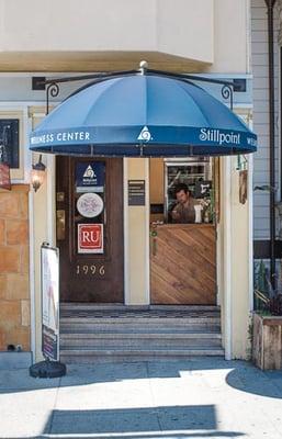 Located at the corner of Buchanan and Union next to Juice Shop