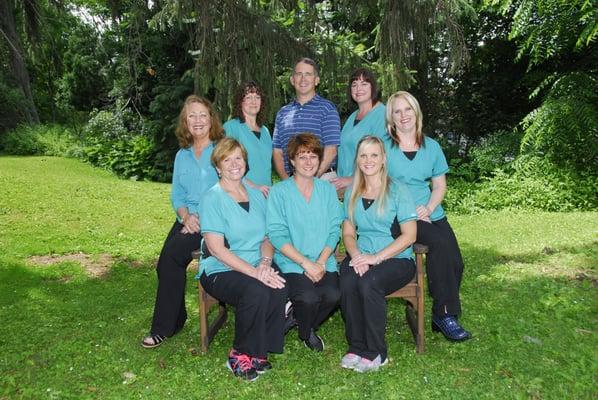 Here's the team at Dr. Mark   Boule's office in Manlius, NY