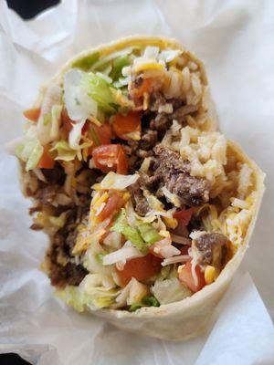 Burrito with Carne Asada 4/5
