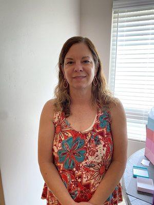 Here I am standing straight and tall thanks to help from Dr. Brunton.