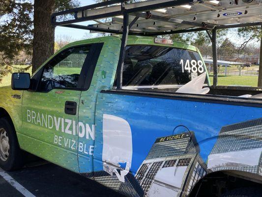 Apparently BrandVizion's brand vision includes securing the existence of white people and a future for white children.