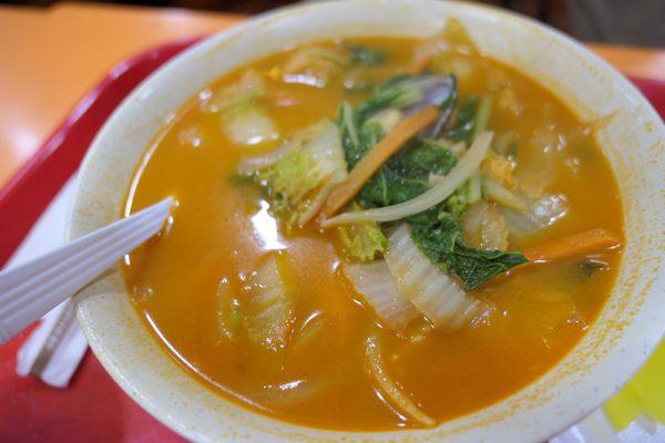 Jjamppong Noodle Soup