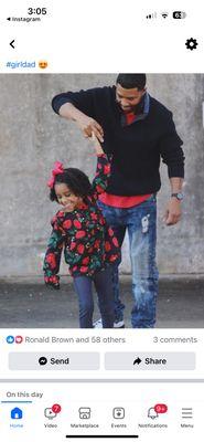 My daughter and myself