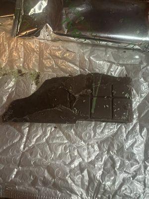 This came weeks late and completely melted