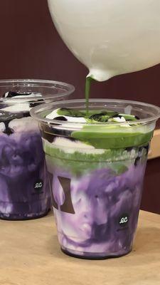 Jane Rain - Rich, dreamy, and indulgent A velvety latte swirled with coconut ube cream