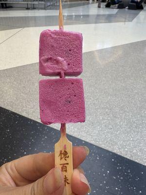 Dragon fruit popsicle