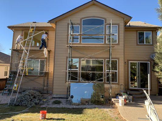 Picture windows install by Sharpest Edge Glass