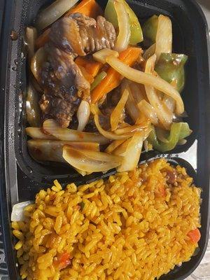 Hot and Spicy Beef Lunch Special