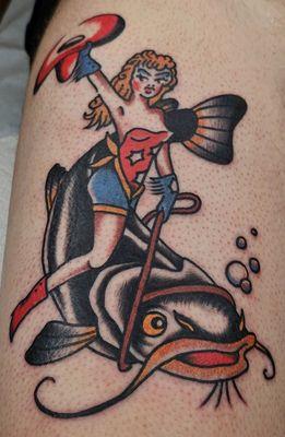 Tattoo done by Ben Elliott.