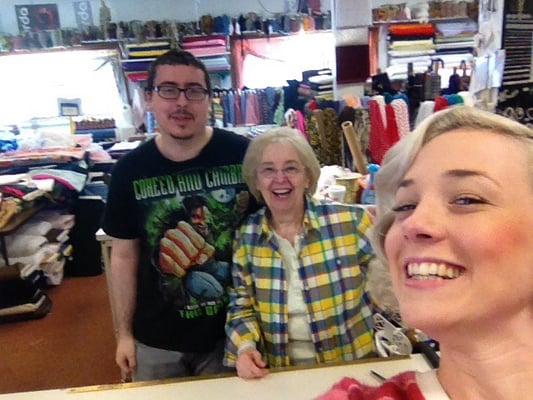 Me, the owner, and her grandson!