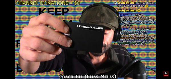 He brags about when Eleni passes he will "be rolling in the doe"