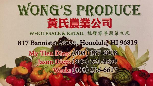 Wong's Produce
