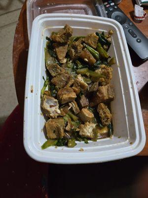 Don't order the crispy pork it's inedible