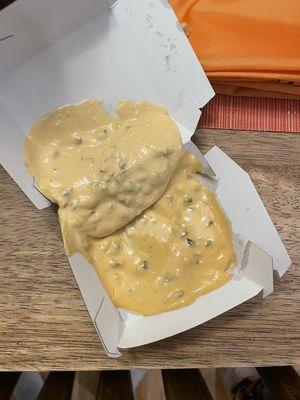 this was the "4 piece chicken nugget" that I ordered for my nephew.. this place needs to be shut dow