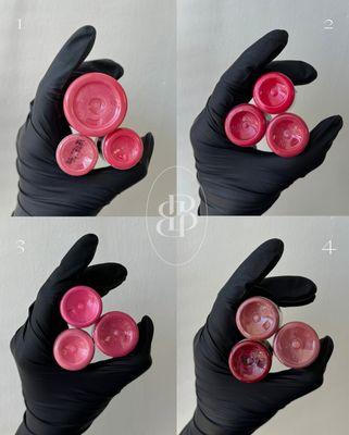 Customized color formula for each client based on their desired outcome