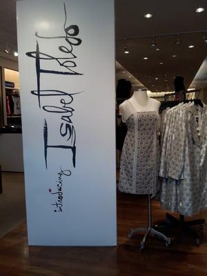 Now carrying designer clothes!