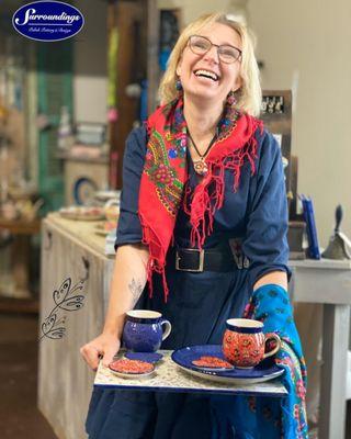 Polish Pottery make you happy .
