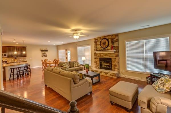 SOLD in Georgetown- Would you love to have a spacious, open living/kitchen area like this?