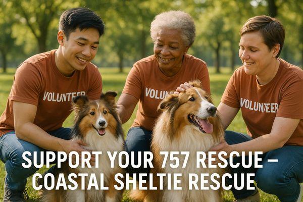 Thank you for your understanding, your kindness, and your support of responsible rescue.
--The Coastal Sheltie Rescue Volunteer Team