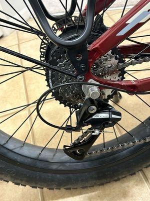 Upgraded sprocket and derailer
