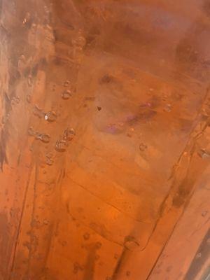 Weird floaties in ice