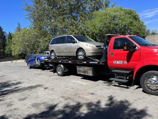 Blessful family and towing