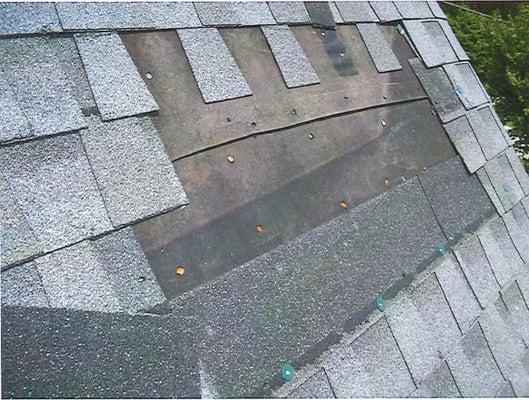 Customer roofing problem - fixed No Charge!