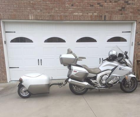 Bike trailer setup