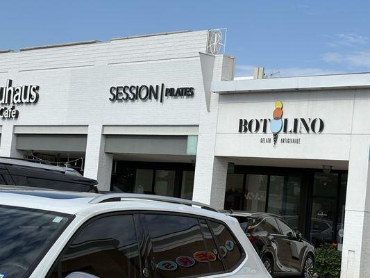 Storefront (on northwest side of intersection)