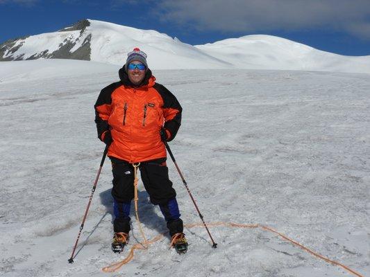 Trekking glaciers in Western Mongolia