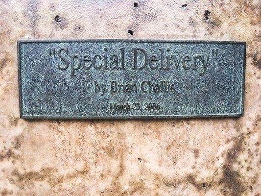 Special Delivery Karl Malone Statue