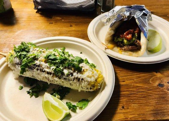 Corn de calle & carne asada wrsp