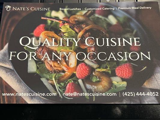 Nates Cuisine