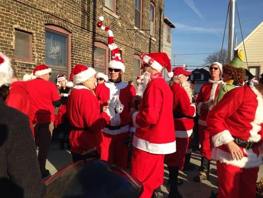 Santas at Kochanski's