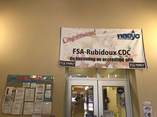 We have been Nationally Accredited by NAEYC!