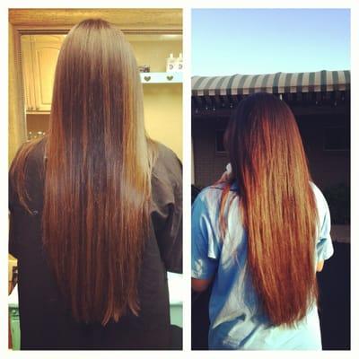 Soft and subtle ombre.