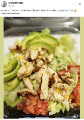 Grilled chicken salad