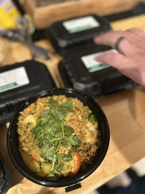 Pineapple fried rice was my favorite