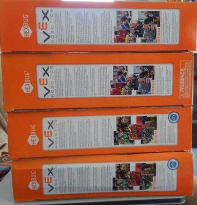 Four VEX ROBOTICS kits