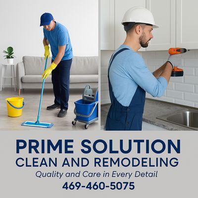 Prime Solution Cleaning and Remodeling